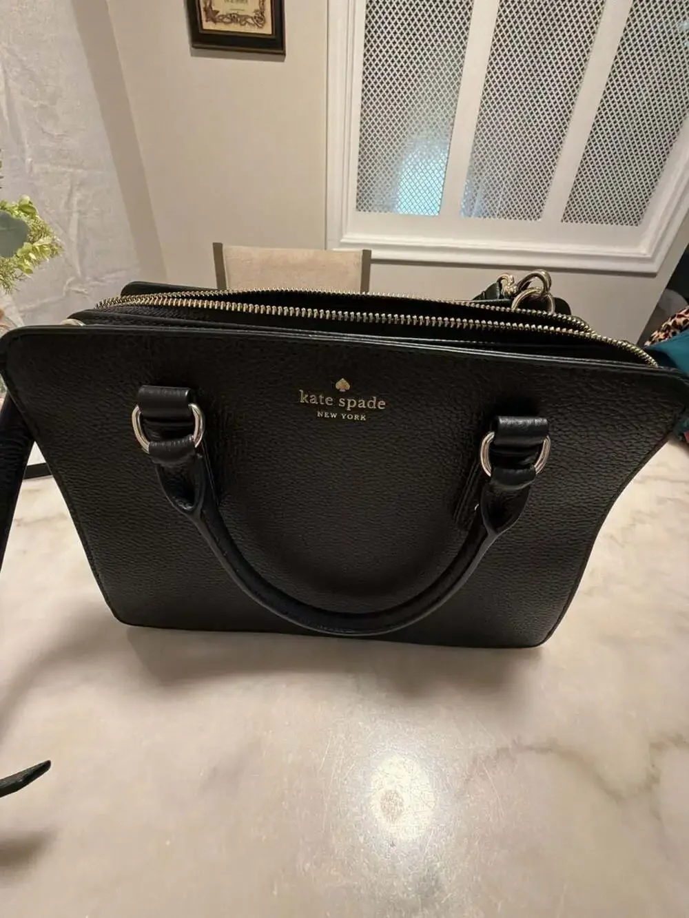 Kate Spade New York Mulberry Street Pebbled Leather Satchel Bag